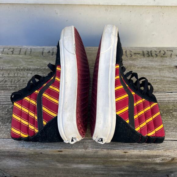 Vans Harry Potter Gryffindor Sk8 Hi Top Sneakers M5.5/W7 - Picture 6 of 8